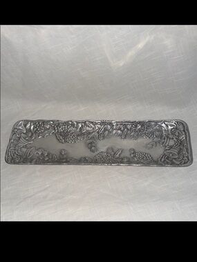 Vintage Arthur Court 1991 Christmas Holiday Oblong Tray